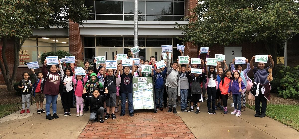 Gates Elementary Walk to School Day