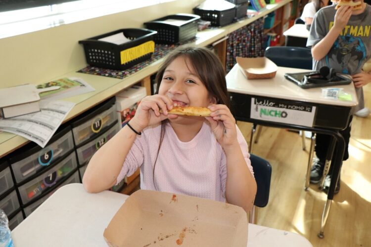 Gates Elementary Gates Celebrates Meeting Attendance Goals