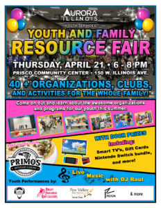 Spring 2022 Youth Resource Fair Flyer