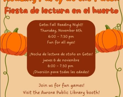 Gates to Host Reading Night